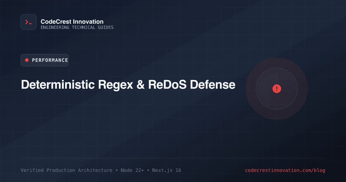 Defending Against ReDoS: Writing High-Performance Regular Expressions