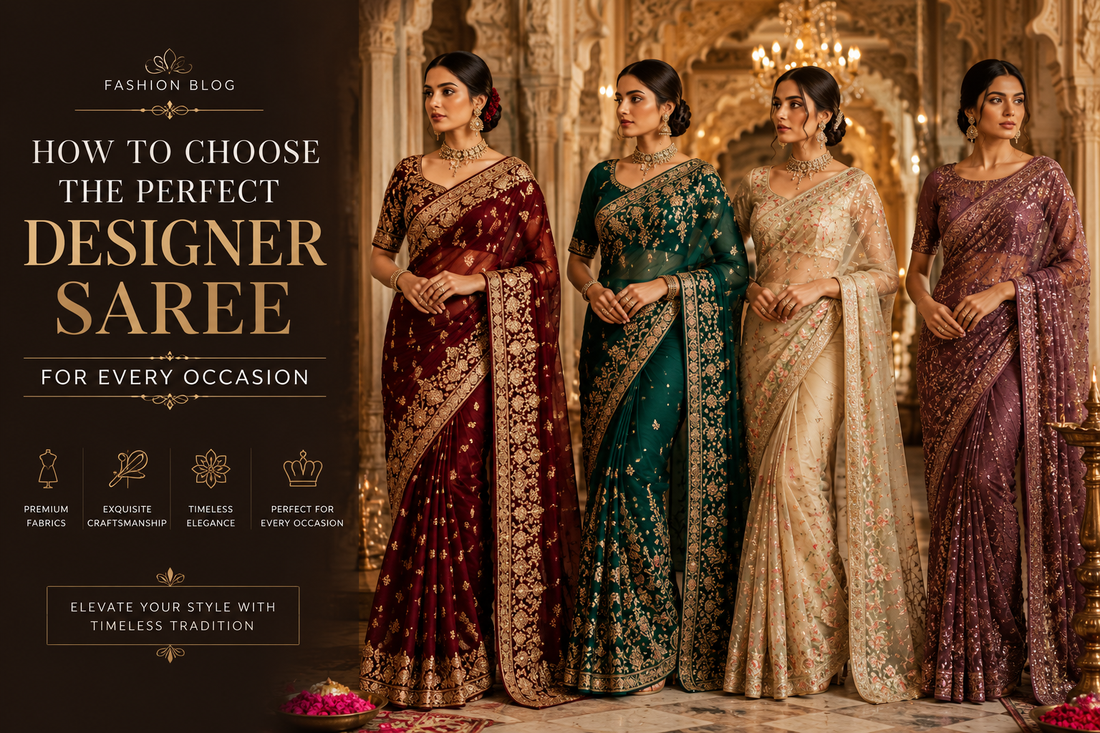 How to Choose the Perfect Designer Saree for Every Occasion