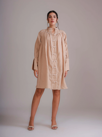 Boho Knot Short Dress