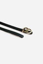Luna Interlock Gold Buckle Slim Belt