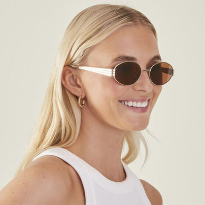 Solara Vintage Oval Sunglasses