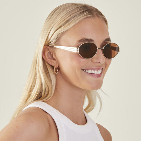 Solara Vintage Oval Sunglasses