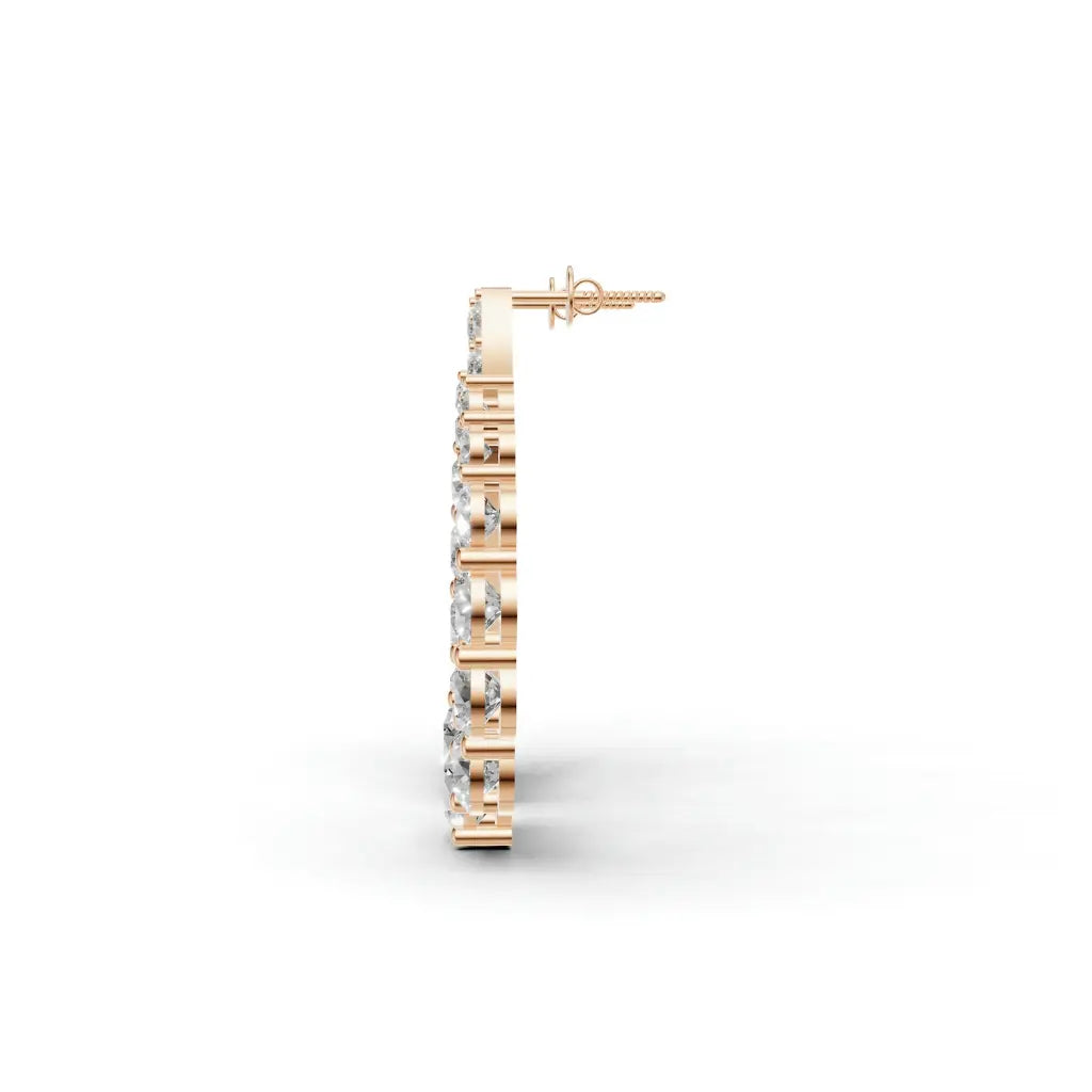 Aurélia Diamond Wing Hoop Earrings