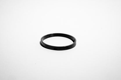 The Obsidian Shadow Engraved Bangle – Midnight Noir